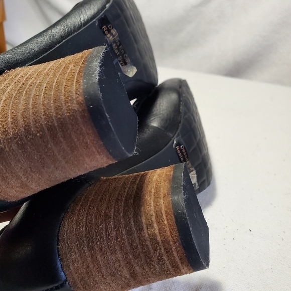 Rockport Adiprene Buckled Black Leather Loafer Block Heel Size US 6.5 - Picture 7 of 15